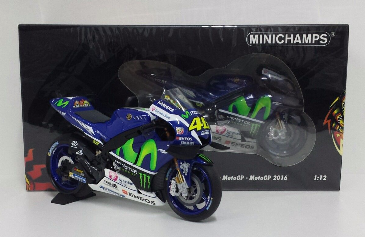 MINICHAMPS Yamaha Yzr-m1 2016 Catalunya 1st Valentino Rossi Boxed for sale online 
