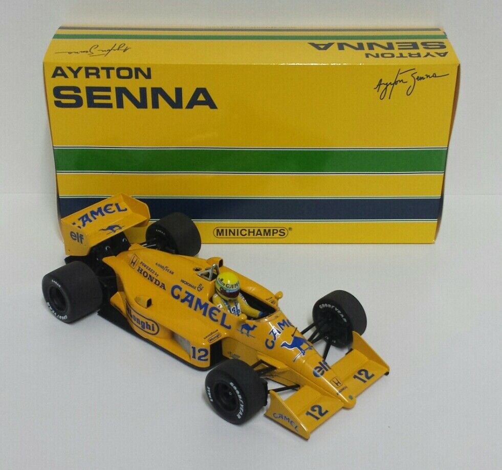 Camel Livrée 1002pcs 1:18 MINICHAMPS Ayrton Senna Lotus 99T Monaco Gp Win 1987 