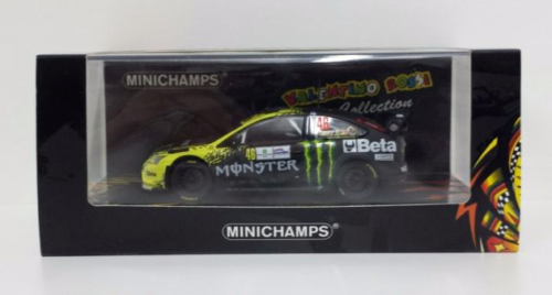 MINICHAMPS VALENTINO ROSSI 1/43 FORD FOCUS WRC MONSTER MONZA RALLY 2009 1008 PZ
