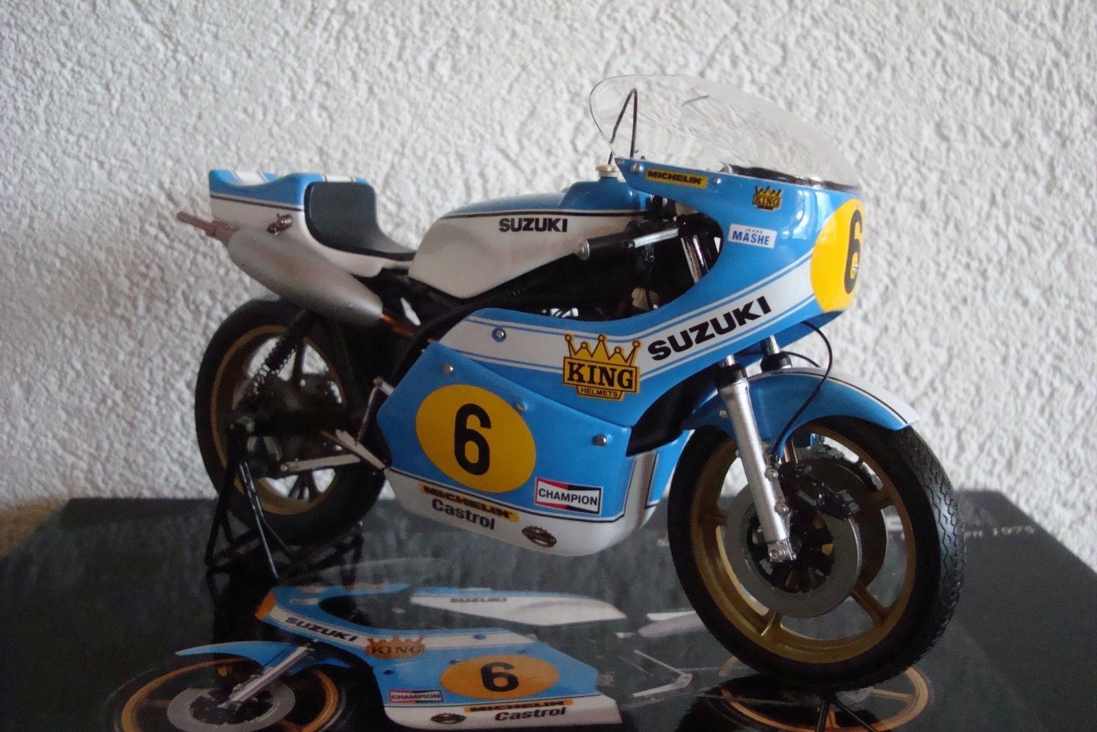 MINICHAMPS 1/12 Barry Sheene Model Moto Suzuki Xr14 GP ASSEN 1975 RARE for sale online 