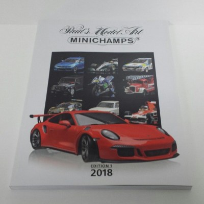catalogo-rivista-libro-modellini-auto-moto-diecast-minichamps-2018-edizione-1-nuovo