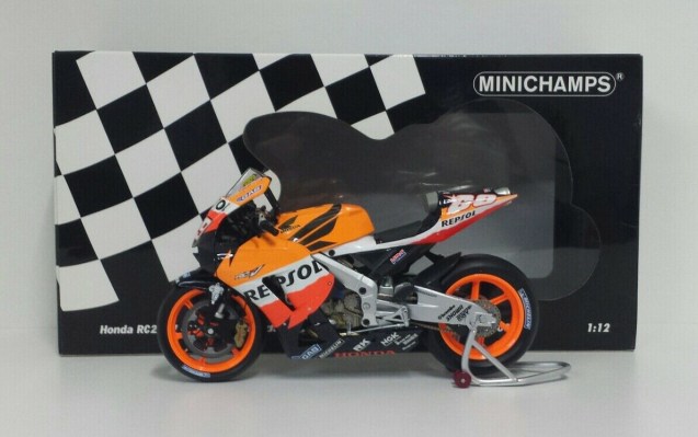 minichamps-1-12-modellino-moto-die-cast-honda-hrc-nicky-hayden-motogp-world-champion-2006-rare-2