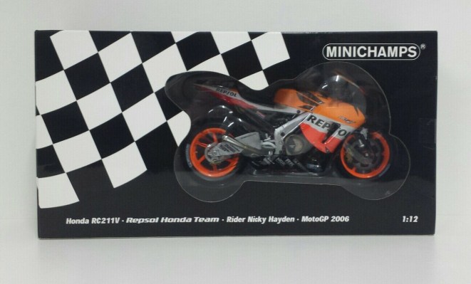 minichamps-1-12-modellino-moto-die-cast-honda-hrc-nicky-hayden-motogp-world-champion-2006-rare-4