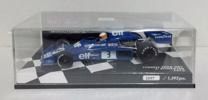 Scheckter 1975 Minichamps 1:43 400750003 Tyrrell Ford 007 J 